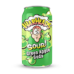 Wharheads Sour Green Apple Soda 