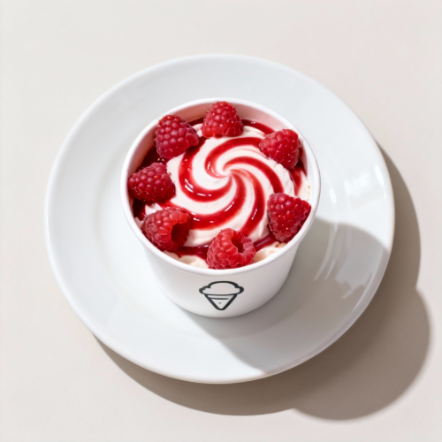 Raspberry Mr Whippy Cup 