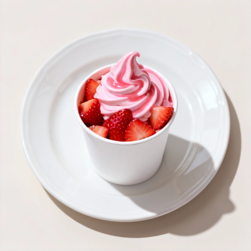 Strawberry Mr Whippy Cup 